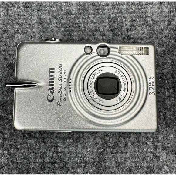 Canon Powershot SD200 Digital ELPH 3x Optical Digital Camera TESTED Accessories - Picture 2 of 15